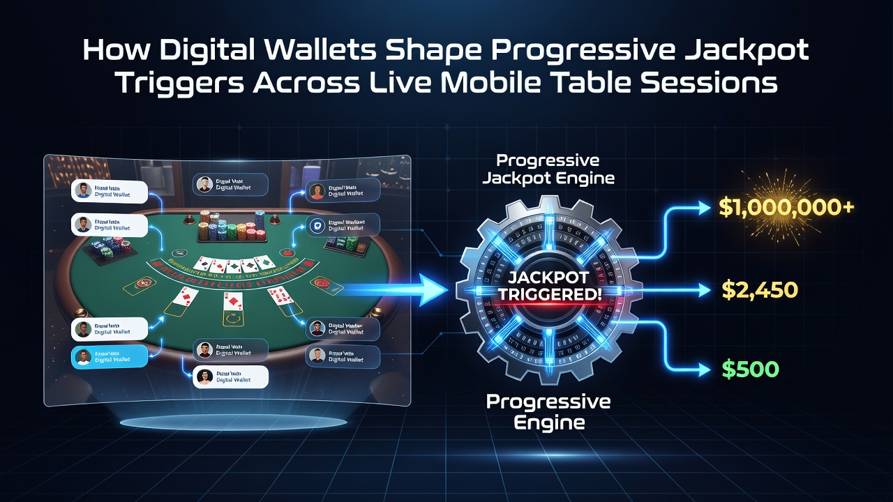 Mobile screen showing a live roulette table alongside a digital wallet confirmation and progressive jackpot meter